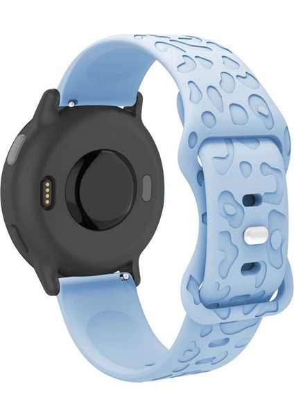 Movetime MT42X MT46X MT43A Amazfit Gts Bip 20MM Kordon Leopar Desen Yumuşak Silikon Kordon fiyatları
