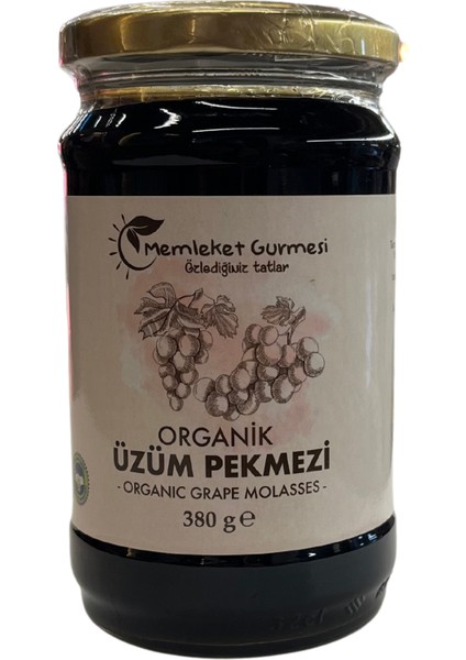 Organik Üzüm Pekmezi 380 gr Mg