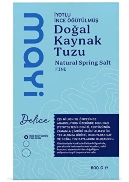 Öğütülmüş Sofra Tuzu 600 gr
