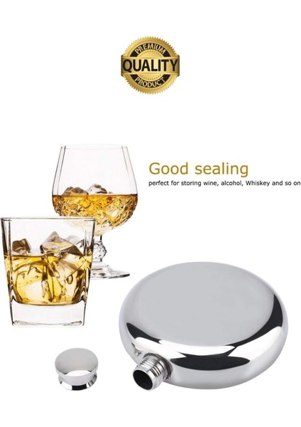 Limited Edition 8 Oz Paslanmaz Çelik Sızdırmaz Alkol Sıvı Içecek Kamp Cep Su Matarası fırsatları