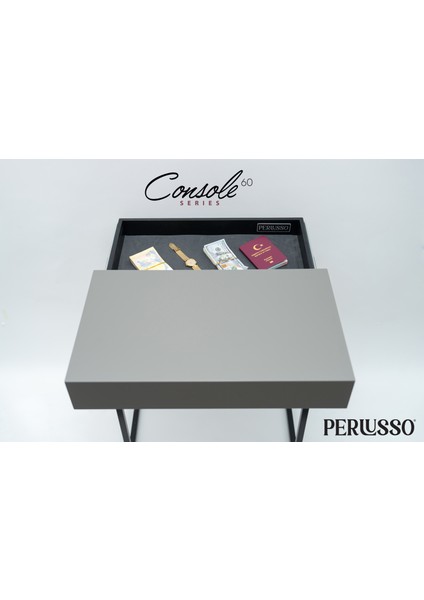 -CONSOLE60-ANTRASIT-LAKE Gizli Bölmeli Raf fırsatları