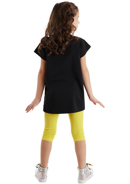 Zebracorn Siyah Kız Çocuk Tunik Tayt Takım fiyatları