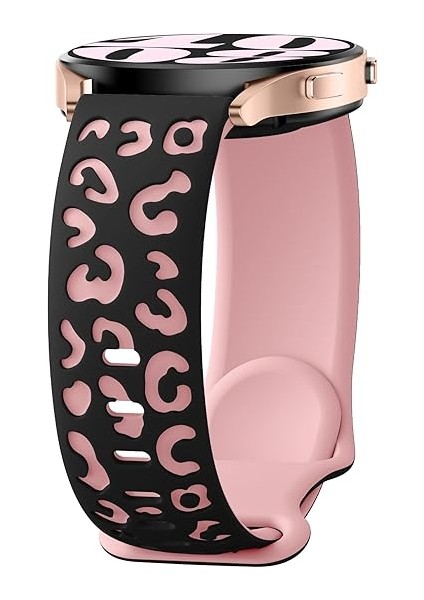 Movetime MT42X MT46X MT43A Amazfit Gts Bip 20MM Kordon Leopar Desen Yumuşak Silikon Kordon fiyatları