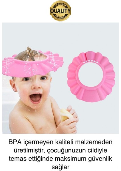 Ayarlanabilir Çocuk Bebek Duş Şapkası Göze Şampuan Su Sabun Kaçmasını Önleyen Koruyucu Banyo modelleri