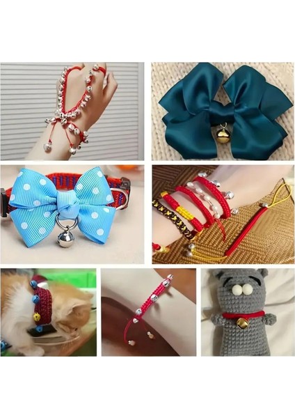 Gold Parlak Kulplu Çan Zil Hayvan Tasma Zili Amigurumi Zili Kına Gecesi Tef Yapımı Zili 12MM 50 Adet indirimleri