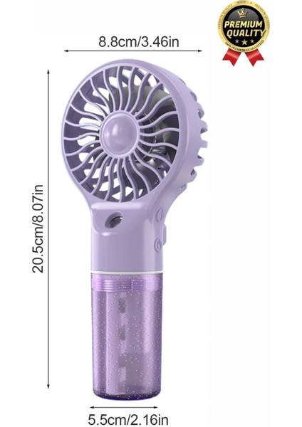 Taşınabilir Serinletici Klima Usb Şarjlı 3 Kademeli 1200 Mah Su Hazneli Püskürtmeli Mini Vantilatör modelleri