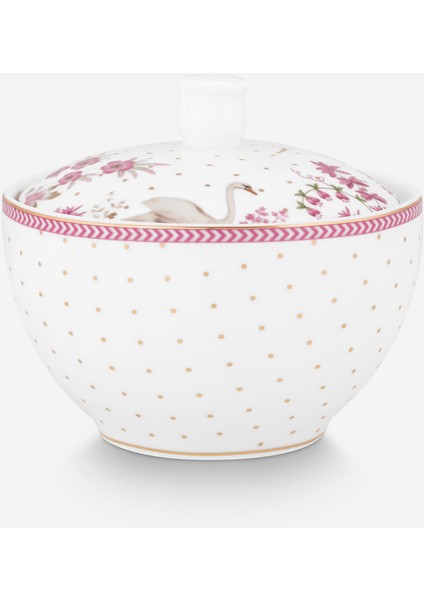 Jolie Beyaz Porselen Şekerlik 300 ml