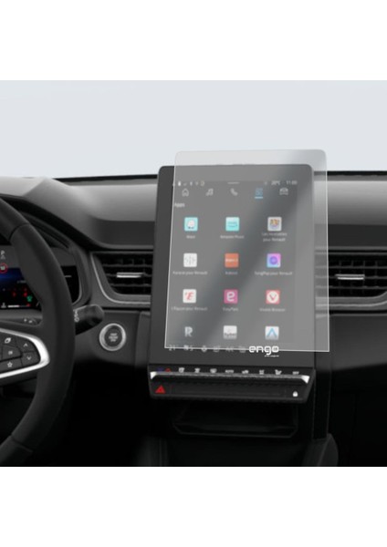 Renault Captur Mat Ekran Koruyucu 10.4 Openr Link Multimedya Şeffaf