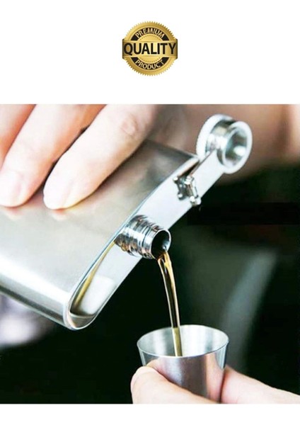 Limited Edition Sızdırmaz Paslanmaz Çelik 6 Oz Alkol Sıvı Içecek Kamp Cep Su Matarası modelleri