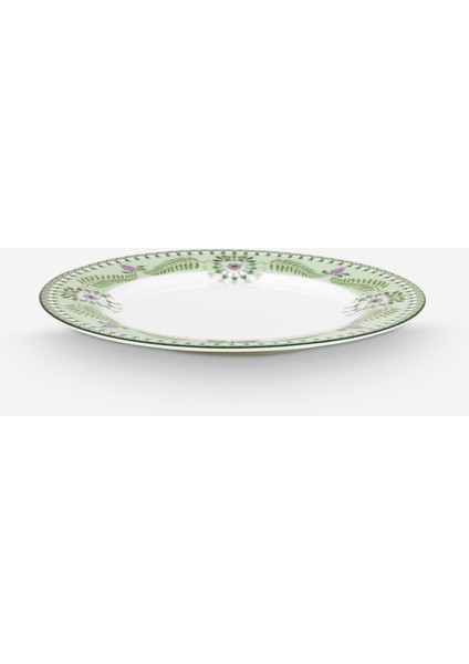Lily & Lotus Yeşil Porselen Kahvaltı Tabağı 23 cm