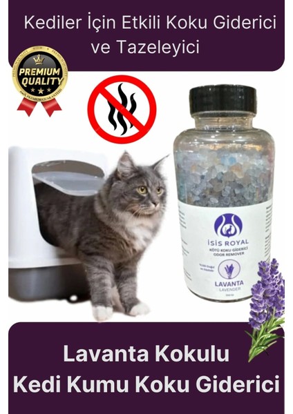 Çok Amaçlı Lavanta Kokulu Deodorant Evcil Hayvan Kedi Kumu Koku Magnezyum Epsom Tuzu 350 gr
