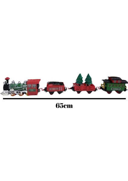 20 Parça Büyük Boy Sesli Tren Seti (350CM Ray Uzunluğu) (65CM Tren Uzunluğu)