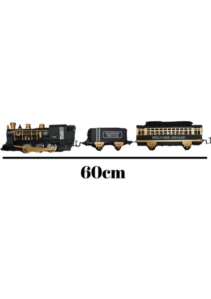 15 Parça Işıklı Sesli Buharlı Tren Seti (403CM Ray Uzunluğu) (60CM Tren Uzunluğu) fiyatları