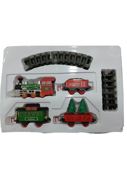 20 Parça Büyük Boy Sesli Tren Seti (350CM Ray Uzunluğu) (65CM Tren Uzunluğu)