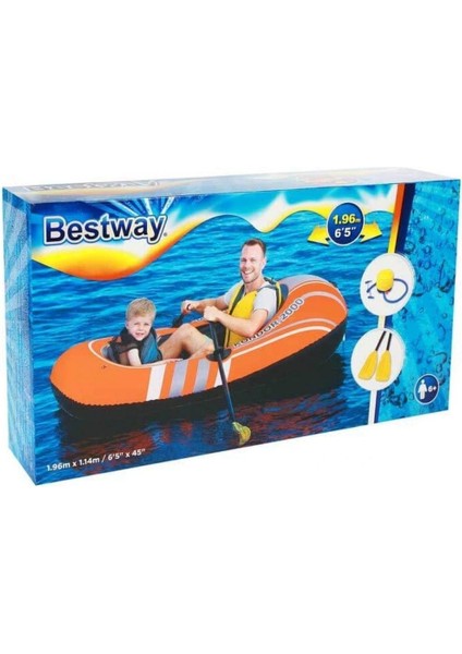 2 Kişilik Bot Hydroforce 196X114 cm (Pompa+Kürek)