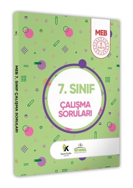 2025 7.sınıf Meb Tüm Dersler Çalışma Soruları Soru Bankası (Renkli Baskı A4 Boyut)