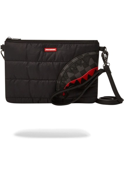 Black Puffer Clutch Çanta Şık ve Pratik Tasarım