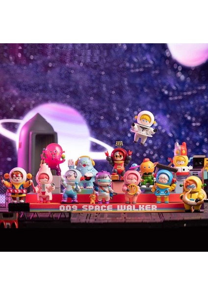 Space Walker Space Concert Serisi, 3 Parça Pop Figürler, Rastgele Aksiyon Figürleri fiyatları
