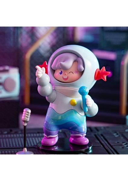 Space Walker Space Concert Serisi, 3 Parça Pop Figürler, Rastgele Aksiyon Figürleri modelleri