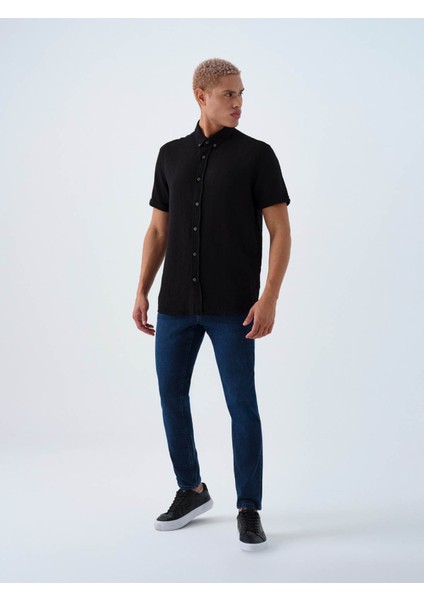 Koyu Lacivert Erkek Jean Pantolon LF2039443