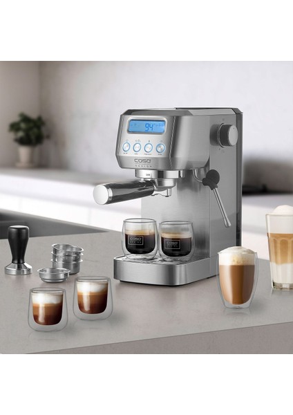 Espressogourmet Crema 20 Bar Espresso Makinesi Süt Köpürtücülü Paslanmaz Portafiltre modelleri