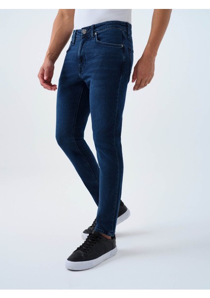 Koyu Lacivert Erkek Jean Pantolon LF2039443 modelleri
