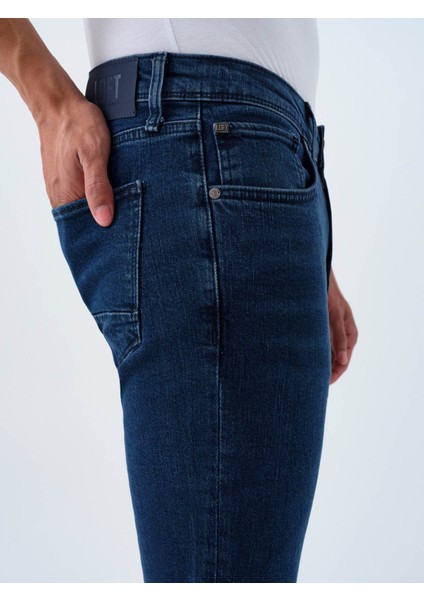 Koyu Lacivert Erkek Jean Pantolon LF2039443 indirimleri