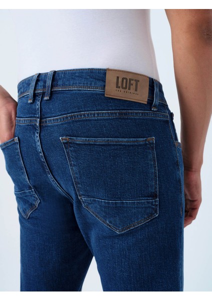 Koyu Lacivert Erkek Jean Pantolon LF2039444 indirimleri