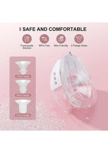Çift Elektrikli Göğüs Pompası, Eller Serbest, 4 Mod, 9 Seviye, Bpa Içermez