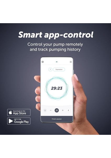 Stride 2 Tekli Elektrikli Göğüs Pompası Sessiz, Taşınabilir, 300 Mmhg Güçlü