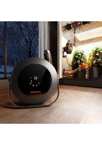 Fanlı Isıtıcı, 540W, Akıllı Sıcaklık Ayarı, 10 Ptc Boru, Sessiz ve Enerji Tasarruflu