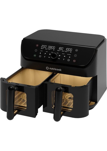 Air Fryer Duo 2 Vision 8.5l 12 Akıllı Program, Çift Sepet, 2400 Watt, Senkronize Pişirme