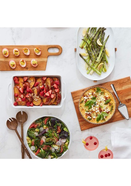 Everyday Baker 3'lü Set, Dayanıklı ve Çok Yönlü Porselen Fırın Kabı Seti modelleri