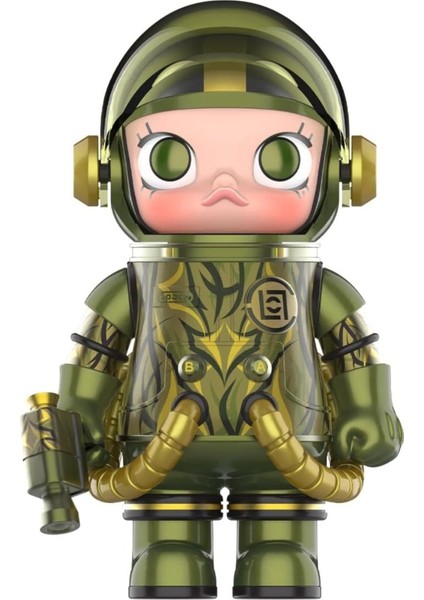 Mega Space Molly 100% Clot-Olive Alienegra Serisi Figür, Koleksiyonluk Aksiyon Figürü, Anime Art Toy