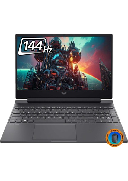 Victus 15-FB2028NT A44MJEA005 Ryzen5 7535HS 16GB 512SSD RX6550M 15.6" Fhd W11P Dizüstü BILGISAYAR-CNT006