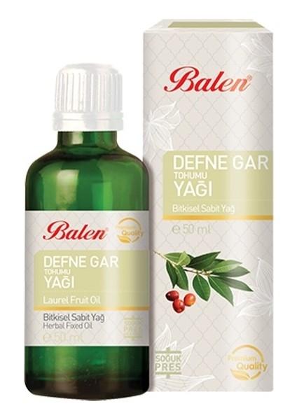 Defne-Gar Tohumu Yağı 50 Ml
