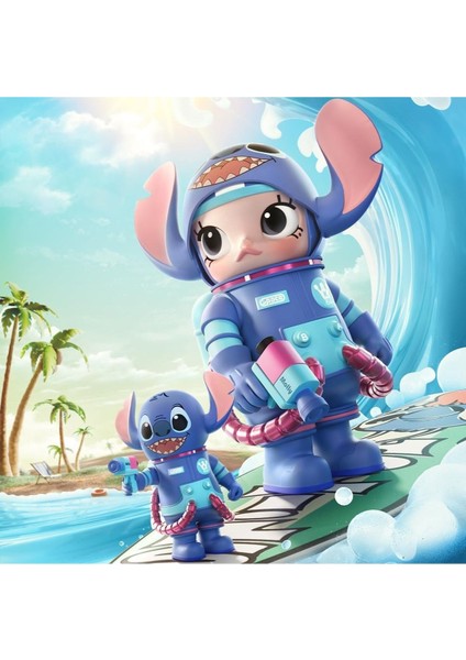 Mega Space Molly 400% Stitch Figür, Koleksiyonluk Aksiyon Figürü, Anime Art Toy, 1 Parça, Hediye fiyatları