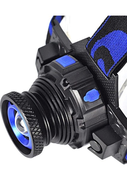 Q5 Şarjlı Mercekli Kafa Feneri Black Wt-121