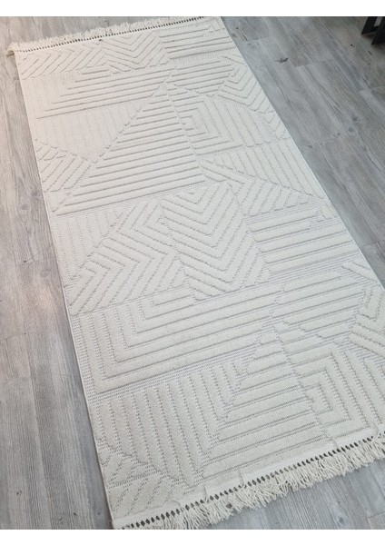 Nirvana Kilim , Modern Kaymaz Taban Iskandinav Desenli Oda Mekan Halısı