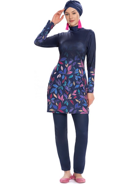 Likralı Tam Kapalı Mayo 280-522 Lacivert fiyatları