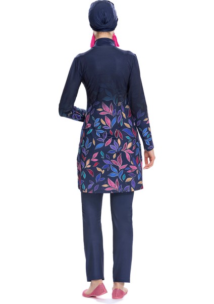 Likralı Tam Kapalı Mayo 280-522 Lacivert modelleri