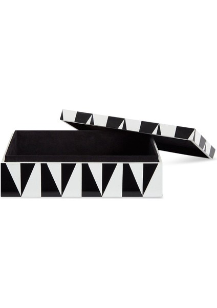 Orta Boy Op Art Kutusu, Şık ve Sanatsal Lake Kutu