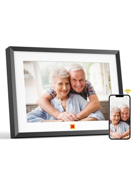 10 Inc Wlan Dijital Fotoğraf Çerçevesi, IPS Hd Dokunmatik Ekran, 32 GB Hafıza, Otomatik Dönme