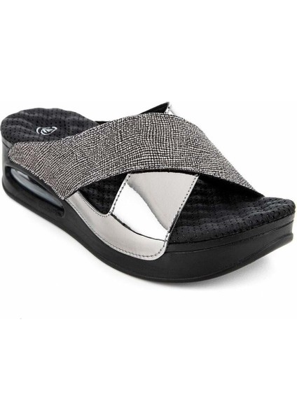 Fly Anatomik Air Max Tabanlı Kadın Terlik Füme fiyatları