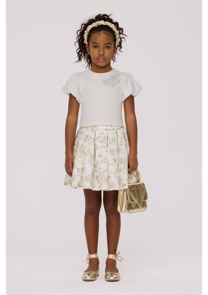 Bg Store Kız Çocuk Beyaz Bluz