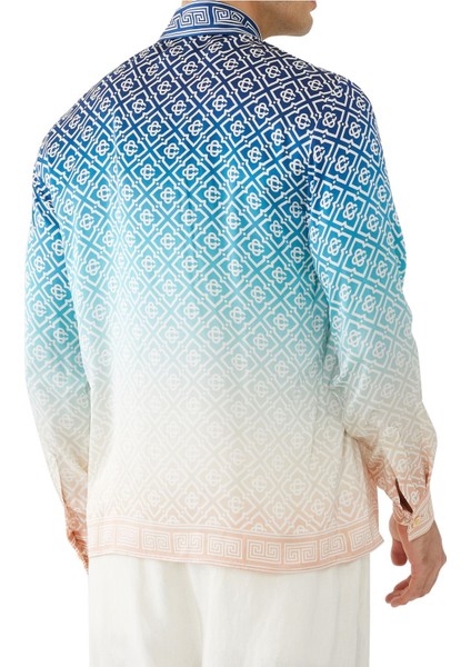 Gradient Desenli Ipek Gömlek modelleri