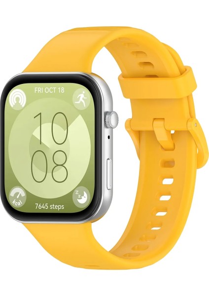 Huawei Watch Fit 3 / Fit 4 / Fit 4 Pro Uyumlu Yumuşak Jel Silikon Kordon/Strap