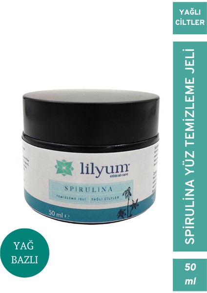 Lilyum Etik Bakim Spirulina Yüz Temizleme Jeli -Yağli Ciltler -50ML