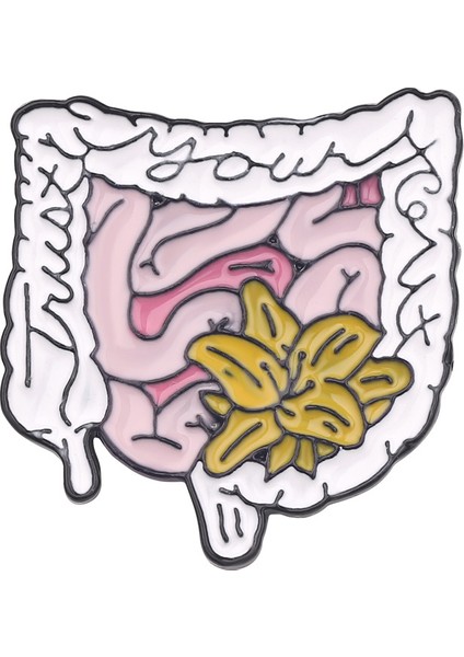 Şık Desenli Medikal Broş P0549