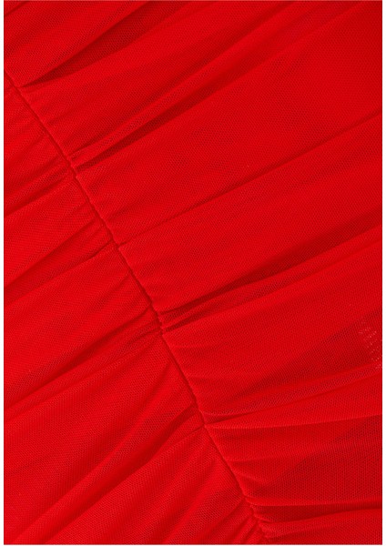 Pileli Kısa Mesh Etek fırsatları